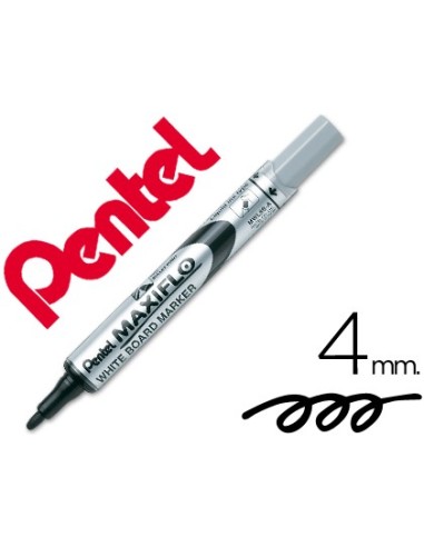 ROTULADOR MAXIFLO PENTEL PIZARRA BLANCA COLOR NEGRO