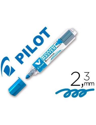 ROTULADOR PILOT VBOARD MASTER PIZARRA BL.AZ.TINTA LIQUIDA TRAZO 2,3MM