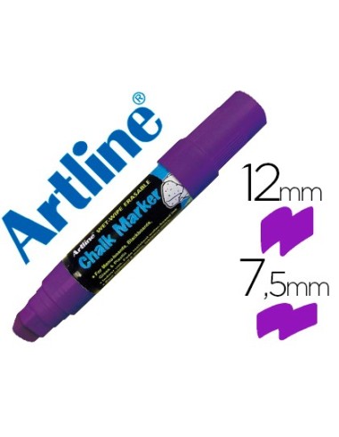 ROTULADOR ARTLINE PIZARRA VERDE NG.EPW-12 MM COLOR VIOLETA