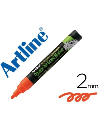 ROTULADOR ARTLINE PIZARRA VER NG.EPW-4 NARANJA PETACA 4 UNDS