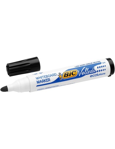 ROTULADOR BIC VELLEDA PARA PIZARRA NEGRO PUNTA RED. 1,3 MM**10201698