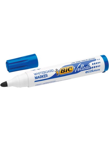 ROTULADOR BIC VELLEDA PARA PIZARRA AZUL PUNTA REDONDA 1,3 MM