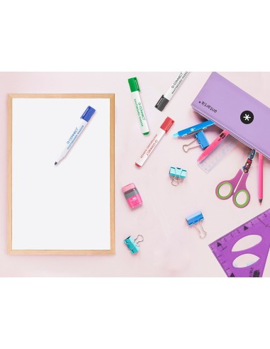 ROTULADOR Q-CON PIZARRA BLANCA 10 COLORES SURT.PUNTA REDONDA 3.0 MM