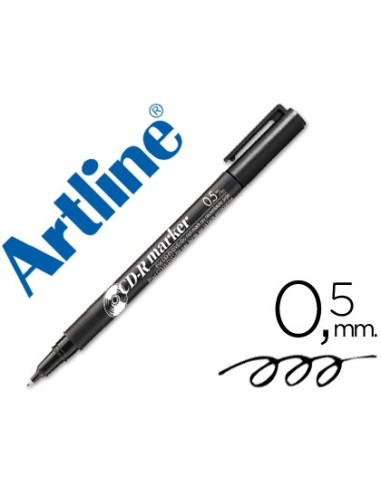 ROTULADOR ARTLINE CD PUNTA FIBRA PERM.EK-883 NEGRO PUNTA RED.0.5 MM