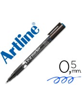 ROTULADOR ARTLINE CD PUNTA FIBRA PERM.EK-883 AZUL PUNTA RED.0.5 MM