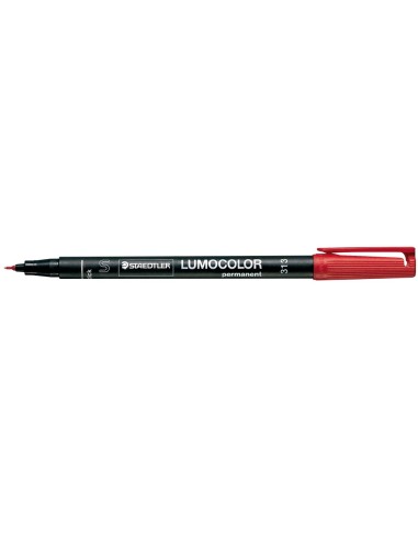 ROTULADOR LUMOCOL RETRO.FIBRAPERM. 313-2 ROJO PUNTA SUPER FINA 0.4