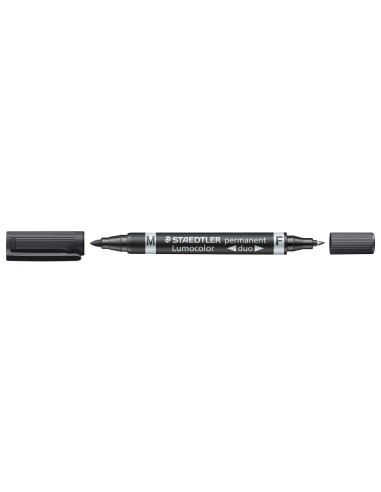 ROTULADOR STAEDTLER LUMOCOLOR PERM.DUO 348 NG.PUNTA F 0,6 MM PUNTA