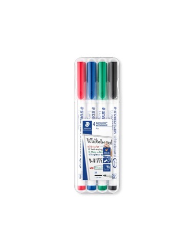 ROTULADOR STAEDTLER LUMOCOLOR RETRO.PUNTA FIBRA PERMANENTE 318 4U.WP4