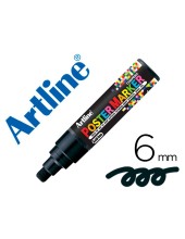 ROTULADOR ARTLINE POSTER MARKER EPP-6-NEG PUNTA REDONDA 6 MM NG.