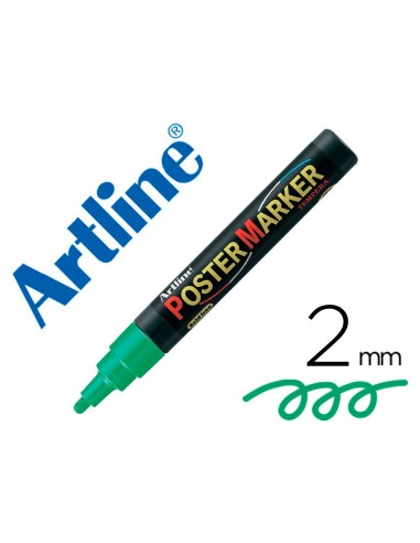 ROTULADOR ARTLINE POSTER MARKER EPP-4-VER PUNTA REDONDA 2 MM VER.