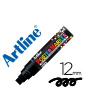 ROTULADOR ARTLINE POSTER MARKER EPP-12-NEG PUNTA REDONDA 12 MM NG.