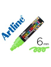 ROTULADOR ARTLINE POSTER MARKER EPP-6-VER FLU PTA.RED.6 MM VER.FLUOR