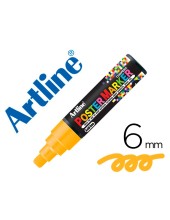 ROTULADOR ARTLINE POSTER MARKER EPP-6-NAR FLU PTA.RED.6 MM NAR.FLUOR