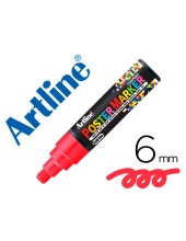 ROTULADOR ARTLINE POSTER MARKER EPP-6-ROJ PUNTA REDONDA 6 MM RJ.