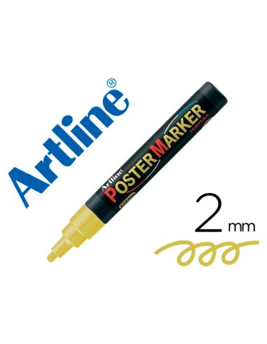 ROTULADOR ARTLINE POSTER MARKER EPP-4-ORO MET PTA.RED.2MM MET.ORO