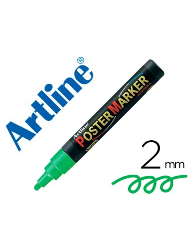 ROTULADOR ARTLINE POSTER MARKER EPP-4-VER FLU PTA.RED.2MM VER.FLUOR