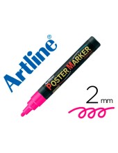 ROTULADOR ARTLINE POSTER MARKER EPP-4-ROS FLU PTA.RED.2MM RS.FLUOR