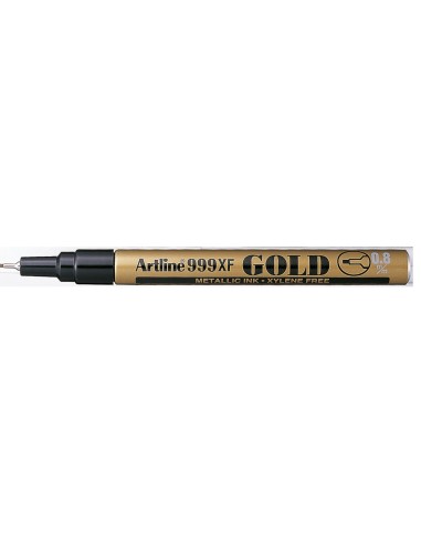 ROTULADOR ARTLINE MARCADOR PERM.TINTA METALICA EK-999 ORO PUNTA RED.1