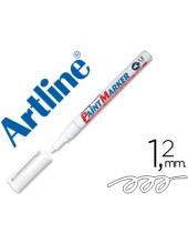 ROTULADOR ARTLINE MARCADOR PERM.EK-440 XF BLANCO PUNTA RED.1.2 MM MET