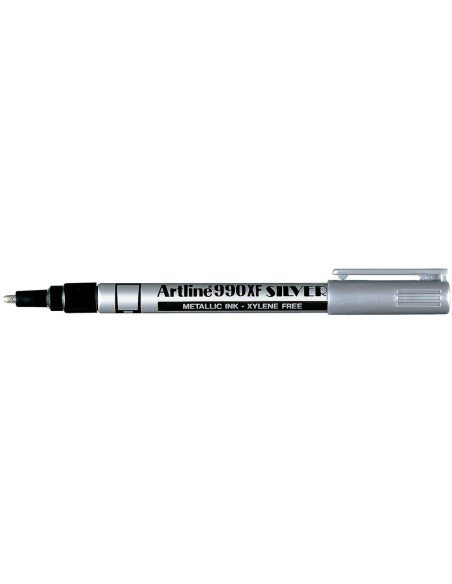 ROTULADOR ARTLINE MARCADOR PERM.TINTA METALICA EK-990 PLATA PUNTA RED