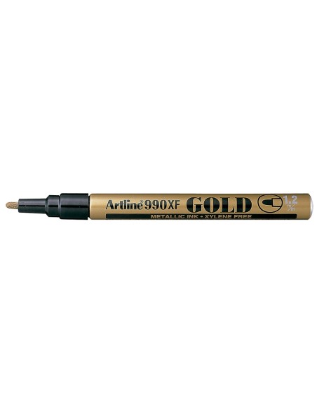 ROTULADOR ARTLINE MARCADOR PERM.PUNTA METALICA EK-990 ORO PUNTA RED.0