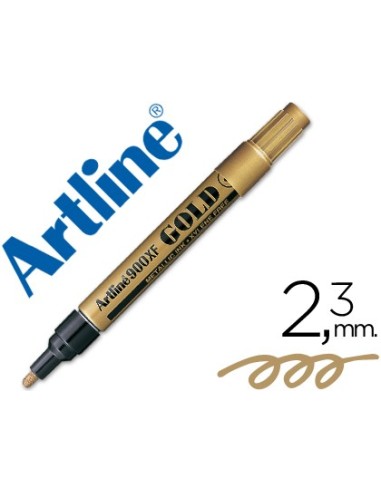 ROTULADOR ARTLINE MARCADOR PERM.TINTA METALICA EK-900 ORO PUNTA RED.1