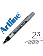 ROTULADOR ARTLINE MARCADOR PERM.TINTA METALICA EK-900 PLATA PUNTA RED