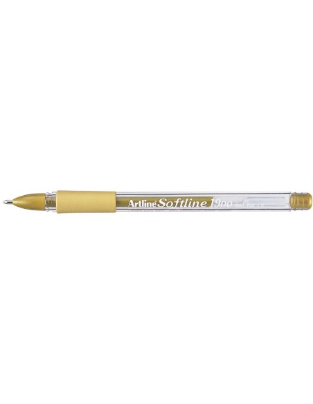 BOLIGRAFO ARTLINE 1900 SOFTLINE TINTA ACEITE METALICO ORO
