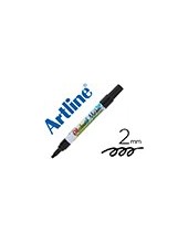 ROTULADOR ARTLINE GLASS MARKER ESP. CRISTAL BORRABLE SECO/ HUMEDO NEG 2
