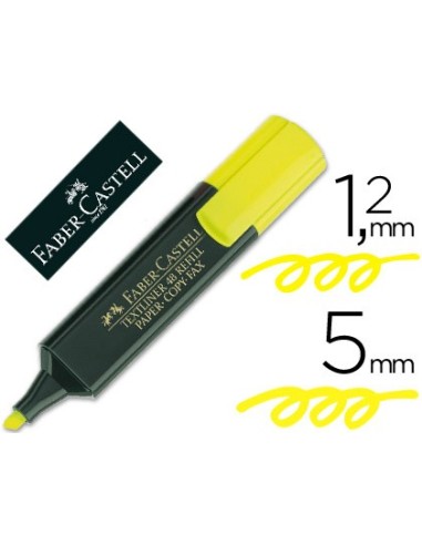 ROTULADOR FABER FLUOR 48-07 AMARILLO