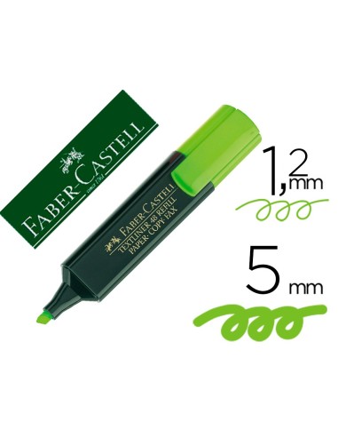 ROTULADOR FABER FLUOR 48-63 VERDE