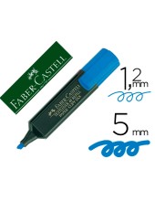 ROTULADOR FABER FLUOR 48-51 AZUL