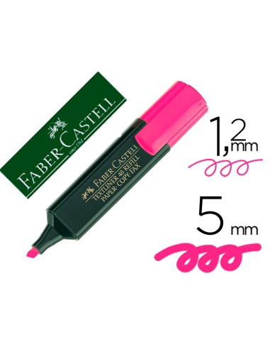 ROTULADOR FABER FLUOR 48-28 ROSA