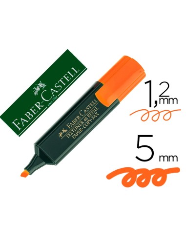 ROTULADOR FABER FLUOR 48-15 NARANJA