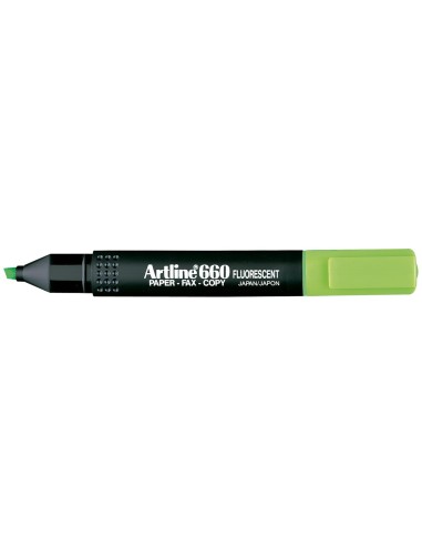 ROTULADOR ARTLINE FLUOR EK-660 VER PUNTA BISELADA