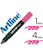 ROTULADOR ARTLINE FLUOR EK-660 ROSA PUNTA BISELADA