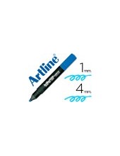 ROTULADOR ARTLINE FLUOR EK-660 AZUL PUNTA BISELADA 2