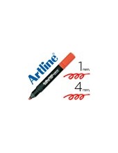 ROTULADOR ARTLINE FLUOR EK-660 ROJO PUNTA BISELADA 2