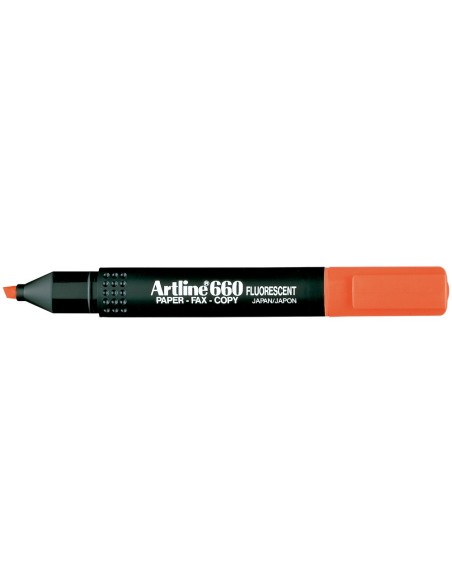 ROTULADOR ARTLINE FLUOR EK-660 ROJO PUNTA BISELADA