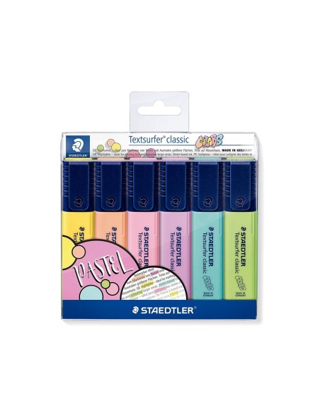 ROTULADOR TEXTSURFER CLASSIC 364 PASTEL & VINTAGE BOLSA 6 UD.SURT. ROTULADOR TEXTSURFER CLASSIC 364 PASTEL & VINTAGE BOLSA 6 UD.SURT.