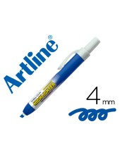 ROTULADOR ARTLINE CLIX FLUORESCENTE EK-63 AZ. PUNTA BISELADA 4MM