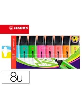 ROTULADOR STABILO BOSS FLUORESCENTE 70  8 UD.SURT.