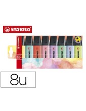 ROTULADOR STABILO BOSS FLUORESCENTE 70 PASTEL  8 UD.SURT.