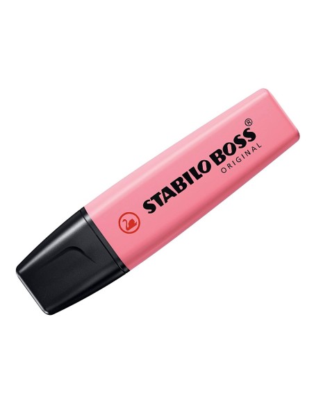 ROTULADOR STABILO BOSS FLUORESCENTE 70 PASTEL ROSA CEREZO FLOR