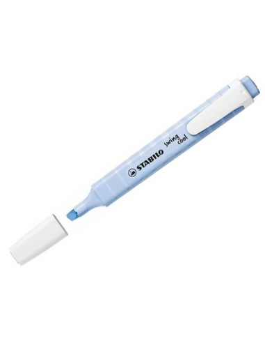 ROTULADOR STABILO FLUORESCENTE SWING COOL PASTEL AZ. NUBLADO