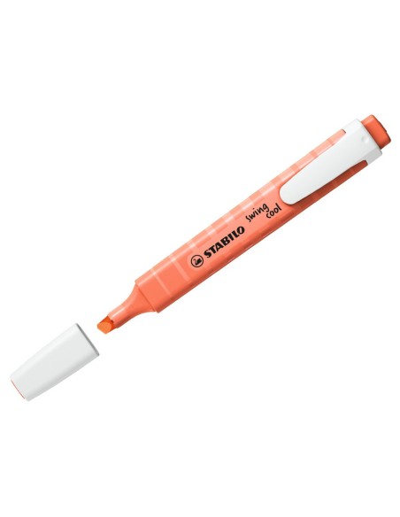 ROTULADOR STABILO FLUORESCENTE SWING COOL PASTEL CORAL MELOSO
