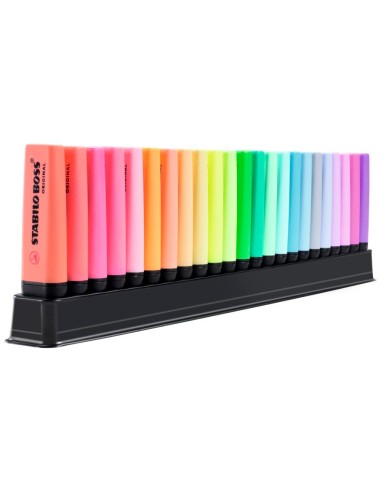 ROTULADOR STABILO BOSS FLUORESCENTE 70 DESKSET  23 UD.SURT.