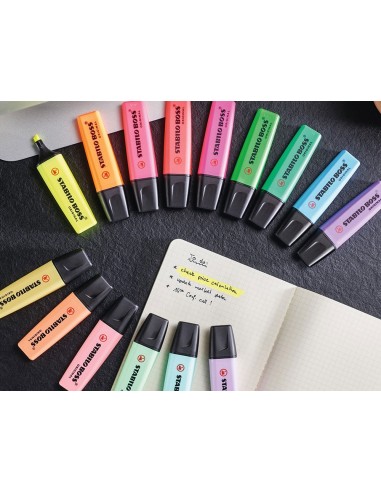 ROTULADOR STABILO BOSS FLUORESCENTE 70 DESKSET  23 UD.SURT.