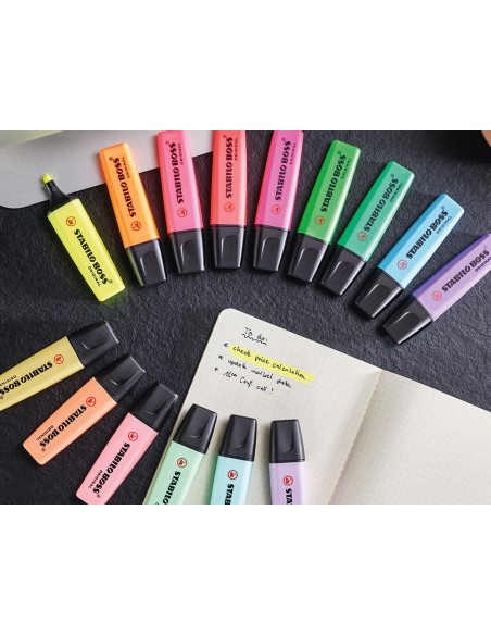 ROTULADOR STABILO BOSS FLUORESCENTE 70 DESKSET  23 UD.SURT.