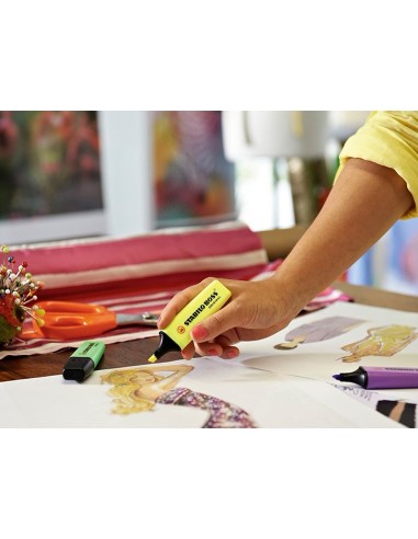 ROTULADOR STABILO BOSS FLUORESCENTE 70 AM.  4 UD.